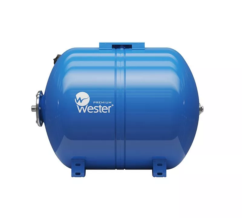 Гидроаккумулятор горизонтальный WESTER Premium WAO 100л 10 бар (к/ф из нерж.)